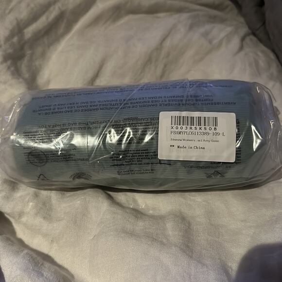 Meenew Sleeveless Bodycon Cutout Ruched Tie Back Dress with Slit NWT LARGE - Picture 7 of 7